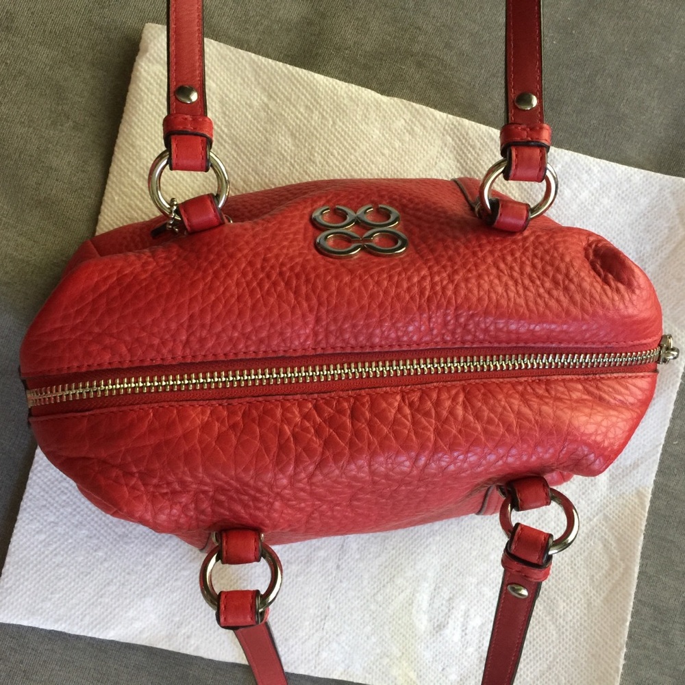 Coach little red bag purse mini satchel - Picture 6 of 7